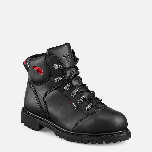 Red Wing Truwelt 6-inch Wasserdichte Sicherheitsschuhe Herren Schwarz | 6432-XTUQY