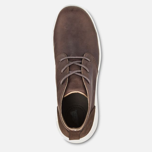 Red Wing Zero-G Lite Sicherheits Kappe Chukka Arbeitsstiefel Damen Braun | 0526-WKXFL