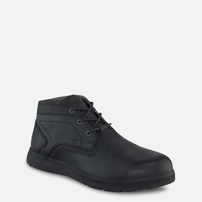 Red Wing Zero-G Lite Sicherheits Kappe Chukka Sicherheitsschuhe Herren Schwarz | 4981-BDHVY