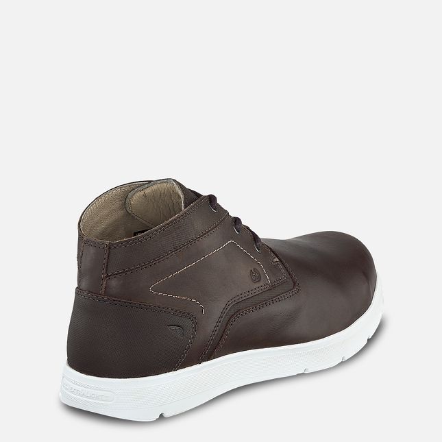 Red Wing Zero-G Lite Sicherheits Kappe Chukka Arbeitsschuhe Herren Braun | 9824-RZKAF