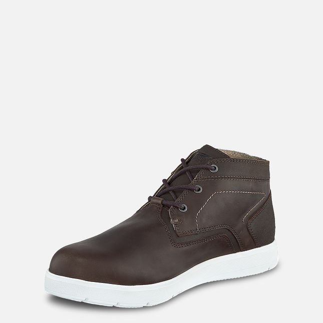 Red Wing Zero-G Lite Sicherheits Kappe Chukka Arbeitsschuhe Herren Braun | 9824-RZKAF