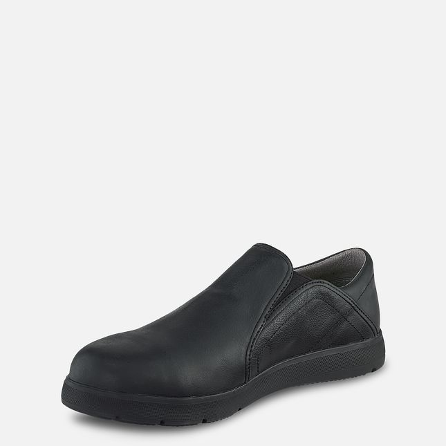 Red Wing Zero-G Lite Sicherheits Kappe Slip-On Sicherheitsschuhe Herren Schwarz | 0637-KDQEA