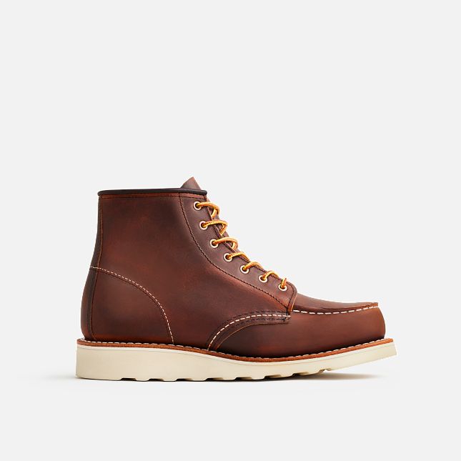 Red Wing 6-Inch Kurzes in Copper Rough & Tough Leder Heritage Stiefel Damen Kupfer | 6183-VZMCD