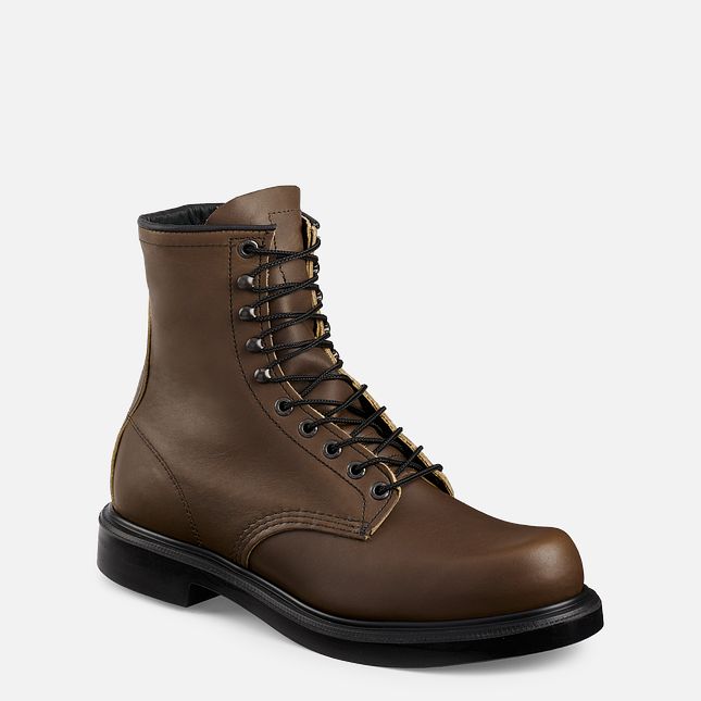 Red Wing Supersole® 8-inch Arbeitsstiefel Herren Braun | 7591-KHOYP