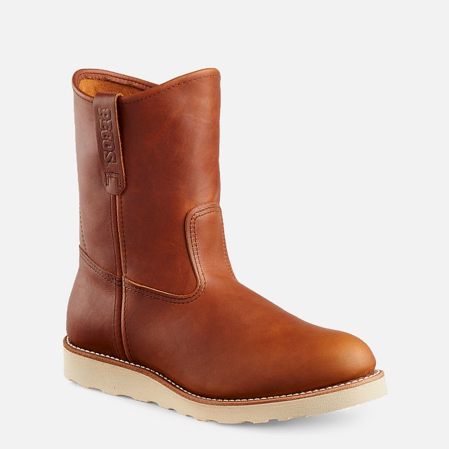 Red Wing Traction Tred 9-inch Pull-On Arbeitsstiefel Herren Braun | 5028-YSQIA