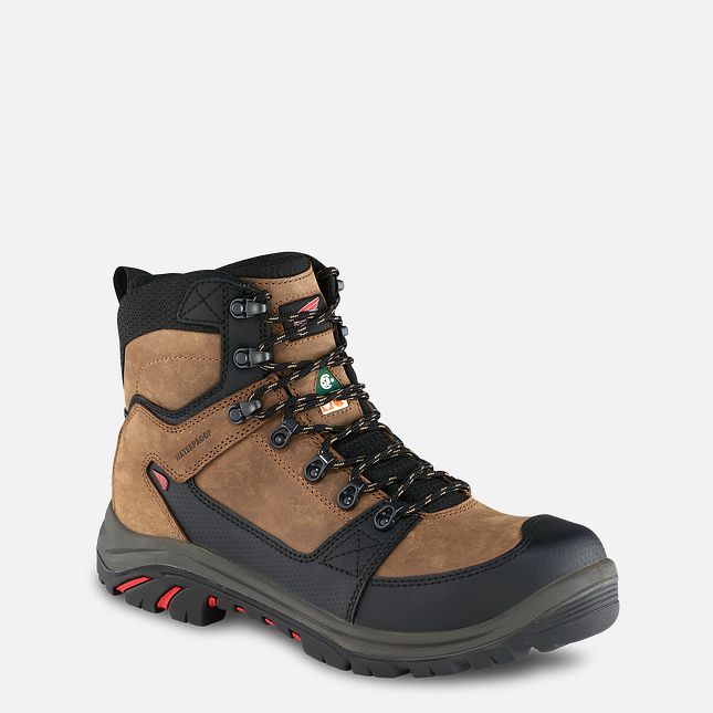 Red Wing Tradesman 6-inch Wasserdichte CSA Arbeitsschuhe Herren Braun | 7591-VLXNU