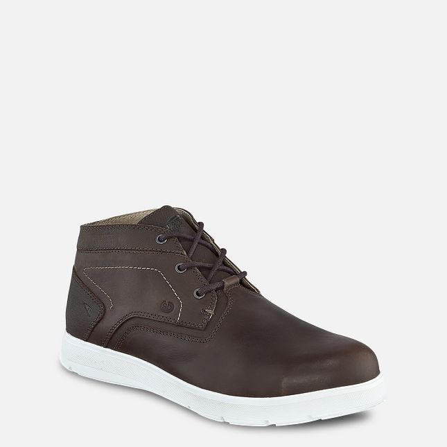 Red Wing Zero-G Lite Sicherheits Kappe Chukka Sicherheitsschuhe Herren Braun | 2630-GRYOV